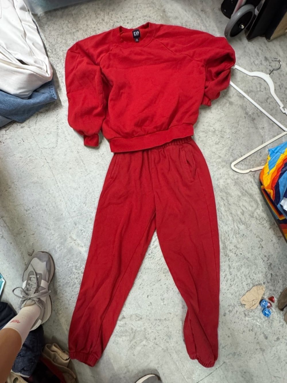 GAP Sweatpants Outfit Pants & Sweater - Long Sleeve Comfy Size XS LIKE NEW - Set